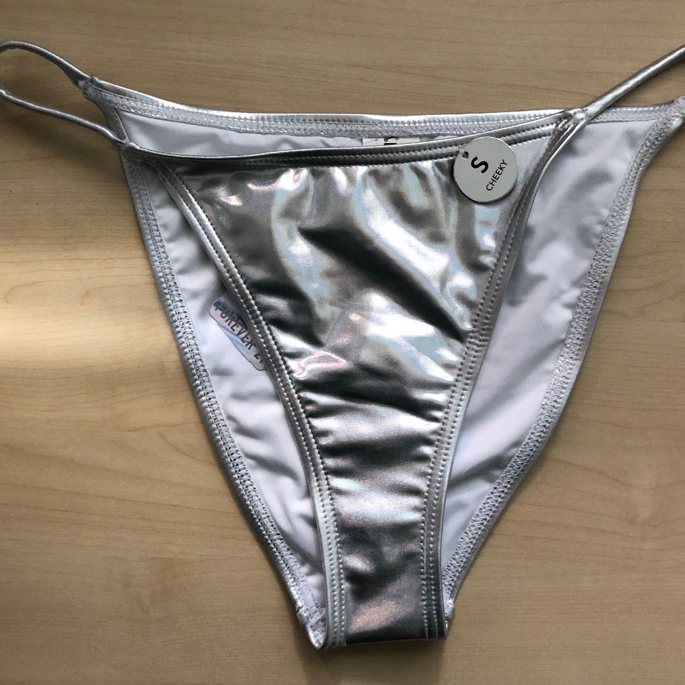 Forever 21 Silver bikini bottom